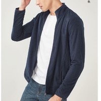  GIORDANO 佐丹奴 61075900 男士摇粒绒立领开襟外套