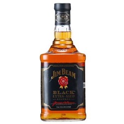 金宾（Jim Beam）洋酒 美国黑牌波本威士忌 700ml