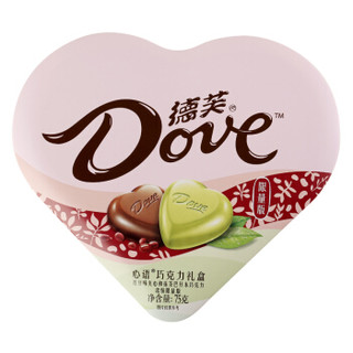 Dove 德芙 心语抹茶红豆巧克力礼盒 75g