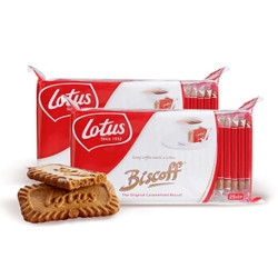 比利时进口 Lotus和情缤咖时焦糖饼干零食早餐下午茶点心 156g*2袋 *3件