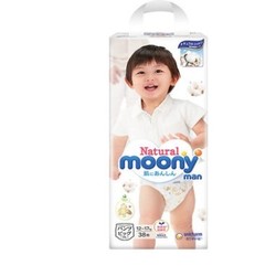  Moony Natural 婴儿拉拉裤  XL38*4