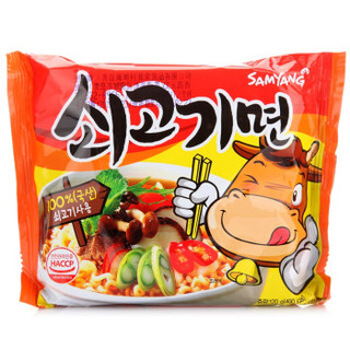 SAMYANG 三养 方便面 牛肉味 600g(120g*5包)