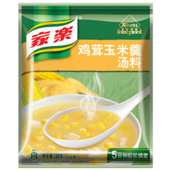 家乐 鸡茸玉米羹汤料 38g *18件