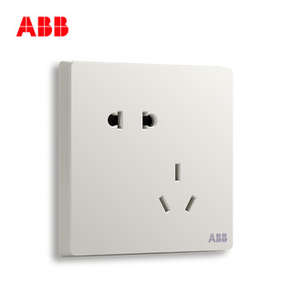ABB 轩致 86型 一室一厅关面板插座套餐