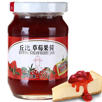 丘比kewpie草莓果酱170g酸奶冰淇淋冰激凌酱水果酱
