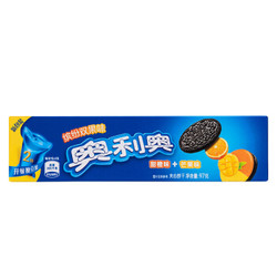 奥利奥Oreo 缤纷双果味夹心饼干甜橙味+芒果味97g *4件