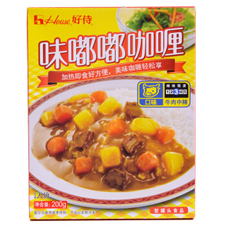 好侍 House）味嘟嘟牛肉咖喱 中辣 200g