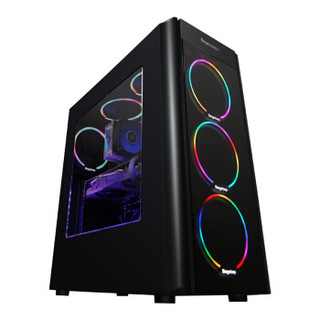 京天 Duel D55 电脑机箱 （R5 2600、8GB、128GB、1050Ti）