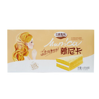 三辉麦风 经典白色牛奶味涂饰蛋糕 (盒装、160g)