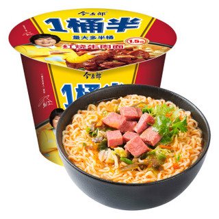 今麦郎 一桶半红烧牛肉面 (桶装、146g)