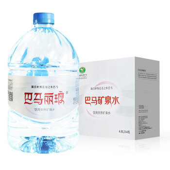 巴马丽琅 饮用天然弱碱性矿泉水 4.6L