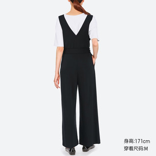 UNIQLO 优衣库 412915 女士连体裤 (黑色、L)