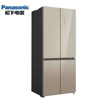 值友专享： Panasonic 松下 NR-ED50CPP-S 十字对开门冰箱 498L