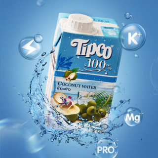 Tipco 泰宝 天然椰子水 (箱装、500ML*12)