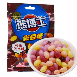 徐福记 熊博士 彩豆糖 可乐汽水味 60g*3袋