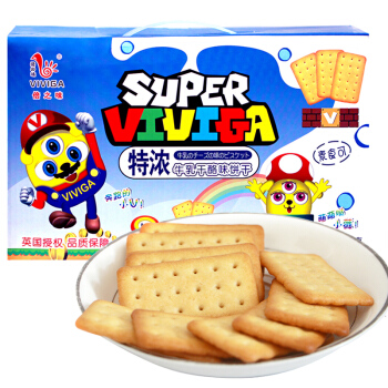 VIVIGA 味倍加 特浓牛乳干酪味饼干 (盒装、900g)