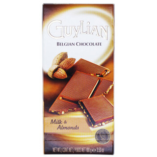  Guylian 吉利莲 扁桃仁牛奶巧克力排块 100g