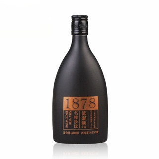  沙洲优黄 1878 黑标八年 低聚糖黄酒 半干型 10度 480ml