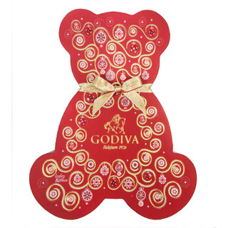  GODIVA 歌帝梵 圣诞小熊形巧克力礼盒 7颗装