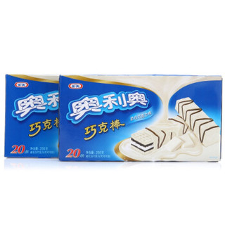  OREO 奥利奥 巧克棒 威化饼干 白巧克力味 256g*2盒