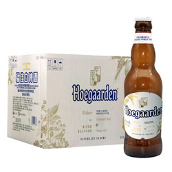 Hoegaarden 福佳 比利时风味精酿小麦白啤酒 330ml*24瓶 *2件