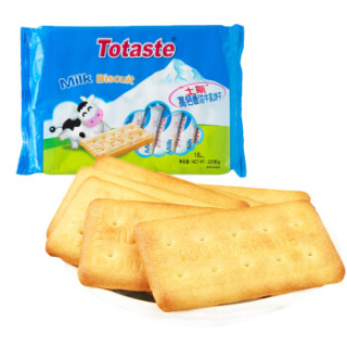 商品totaste 土斯 高钙香浓牛乳饼干 320g