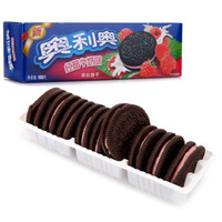 OREO 奥利奥 夹心饼干 红莓牛奶味 106g