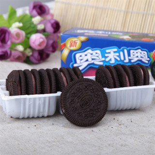 OREO 奥利奥 夹心饼干 红莓牛奶味 106g