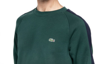 LACOSTE L!VE系列 SH1482 男士棉质鳄鱼小标卫衣