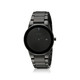 CITIZEN 西铁城 男士Eco Drive系列 黑色简约时尚不锈钢光手表 AU1065-58