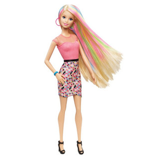 Barbie 芭比 CFN48 彩虹美发套装