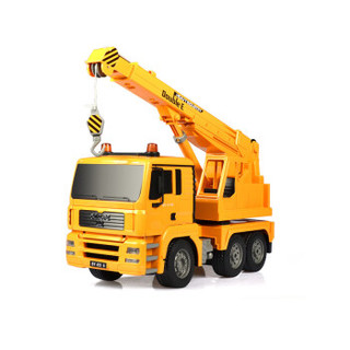 双鹰玩具E516-001遥控大吊车起重机儿童汽车模型男孩工程车玩具
