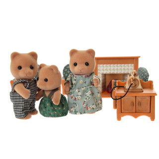 Sylvanian Families 森贝儿家族 SYFC14248 植绒公仔 熊家族