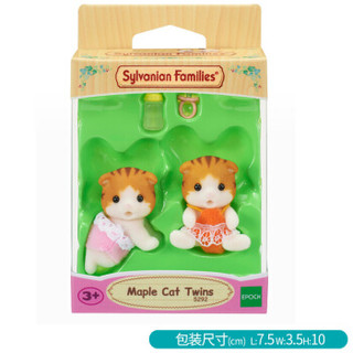 Sylvanian Families 森贝儿家族 SYFC5292 枫叶猫双胞胎