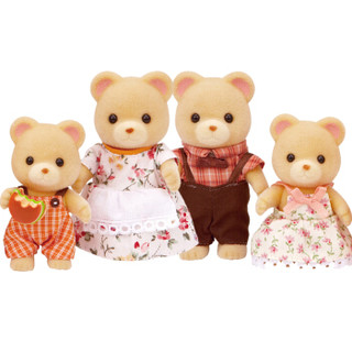 Sylvanian Families 森贝儿家族 SYFC5059 蜜熊家族 植绒公仔