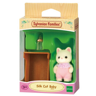 Sylvanian Families 森贝儿家族 SYFC5066 植绒公仔 丝猫宝宝