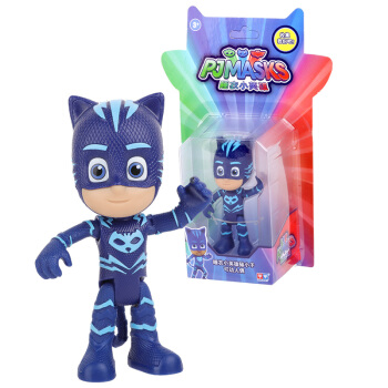 奥迪双钻(auldey)睡衣小英雄可动人偶-猫小子 230010 *7件