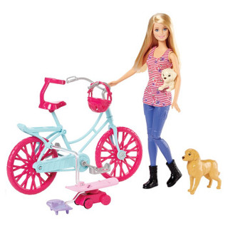 Barbie 芭比 CLD94 芭比狗狗骑行套装