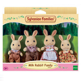 Sylvanian Families 森贝儿家族 SYFC4108 植绒公仔 牛奶兔家族