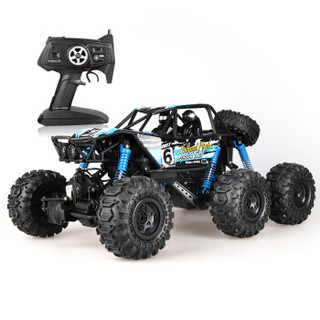  美致模型（MZ）充电六轮遥控车 1:8防水攀爬越野车超大儿童玩具车模男孩玩具 橙色