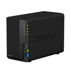 Synology 群晖 DS218+ 2盘位 NAS网络存储服务器 京东云定制版（J3355、2GB）