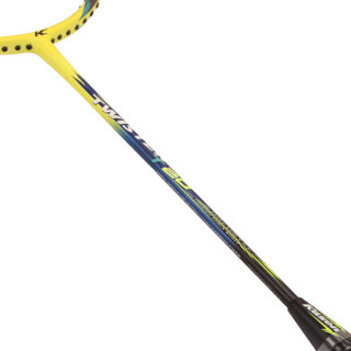 凯胜（KASON）力量型全碳素纤维羽毛球拍单拍Twister T20 黄色（不穿线）