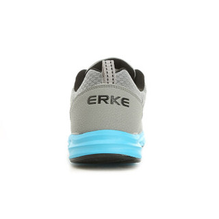 ERKE 鸿星尔克 11114403466 男士运动跑步鞋 (42、中灰/浅耀蓝)