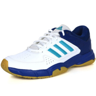 adidas 阿迪达斯 BY1817 男士羽毛球鞋 白蓝 42码
