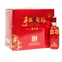 塔牌 绍兴黄酒十年(10年)手工冬酿花雕酒 418ml*6瓶