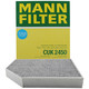 曼牌(MANNFILTER)活性炭组合空调滤清器CUK2450(奥迪A4/A4L/A5/Q5) *3件
