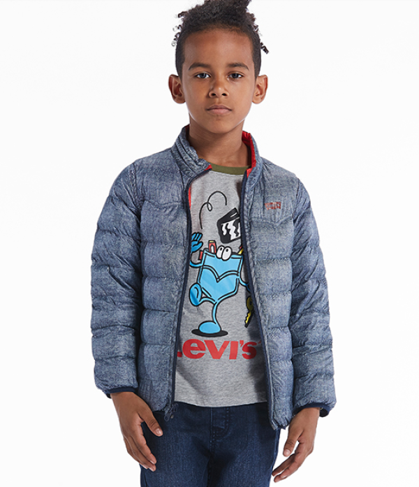 【levis/李维斯男童装】levis 李维斯 74621dj869-u09 男童立领羽绒