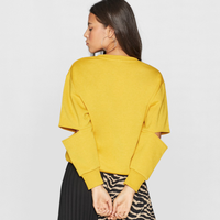 Stradivarius 06733777320 女士肘部镂空宽松卫衣