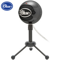 Blue Snowball 雪球USB电容麦克风 三种拾音模式 亮黑色