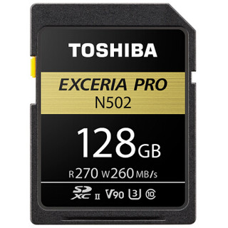 TOSHIBA 东芝 N502 SD卡 (128GB、260MB/s)